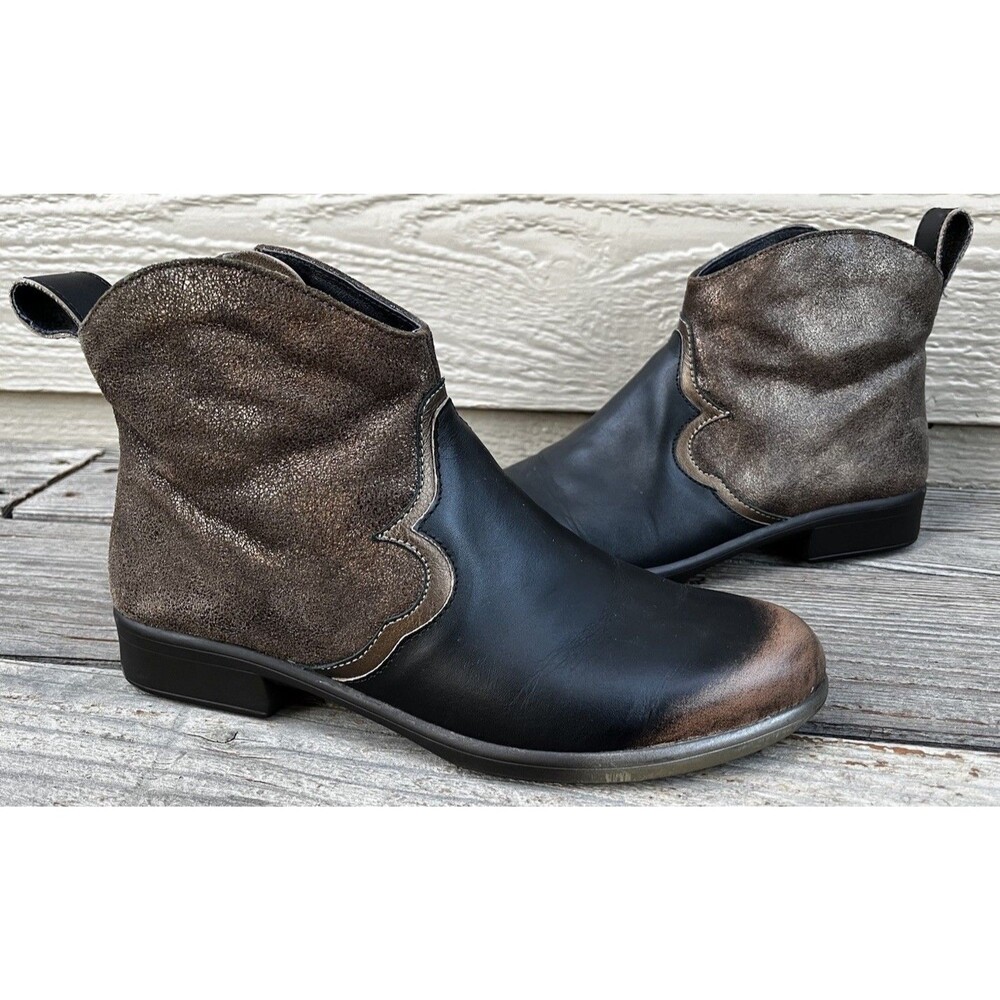 Naot Sirocco Women's 39 US 8-8.5 Ankle Boots Booties Side Zip